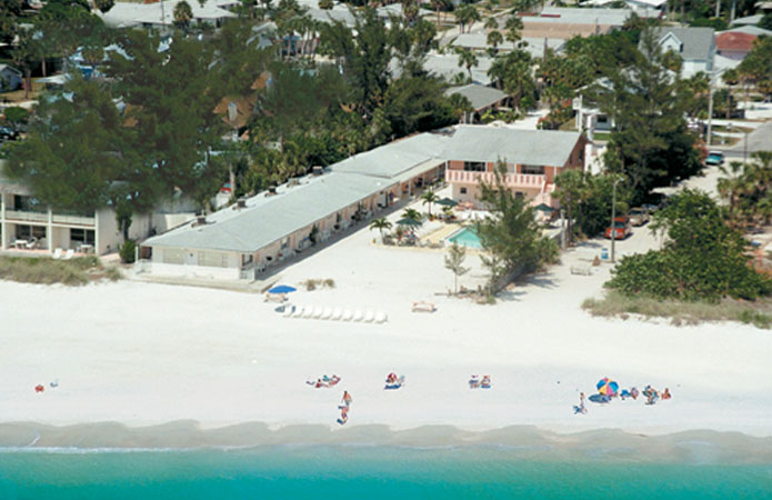Anna Maria Island Aerial Of White Sands 