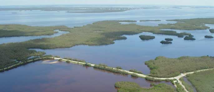 barrier island aerial