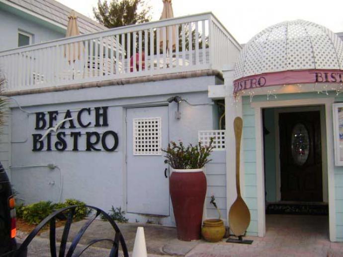 beach bistro outside entrance