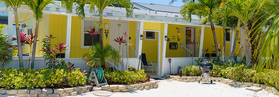 Exterior view of Room 22, 23 at Tropical Breeze Beach Club