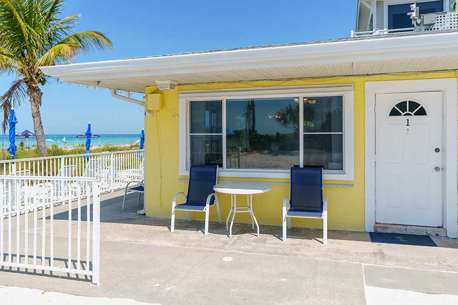 Exterior of Room 1 at White Sands Beach Resort