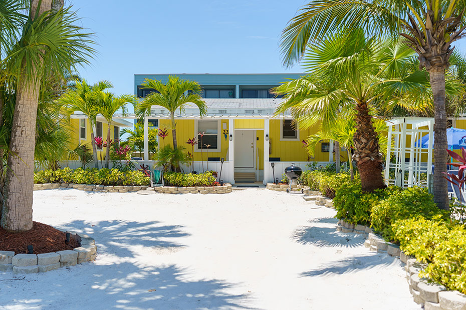 Exterior view of Room 22, 23 at Tropical Breeze Beach Club